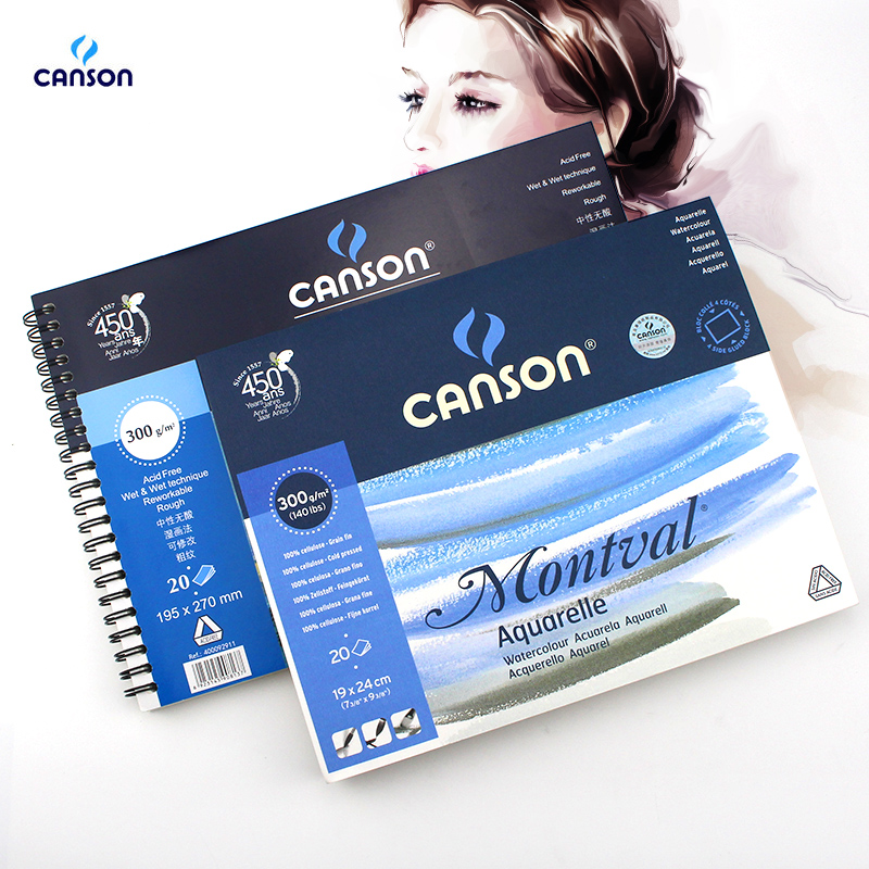 ¿µËÌcanson°Í±ÈËÉË®²Ê±¾16k/8kдÉúË®²ÊֽѧÉúÃÀÊõ»æ»³ÉÈ˳õѧÕß»»ÊÖ»æËÙдˮÈܲÊǦ±¾200g/300g