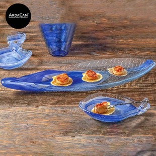 沙拉碗零食盘果斗家用零食盘蘸料盘鱼碟 ARDACAM土耳其进口欧式