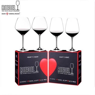 奥地利进口riedel水晶玻璃红酒杯香槟杯波尔多杯送礼套装 酒杯酒具