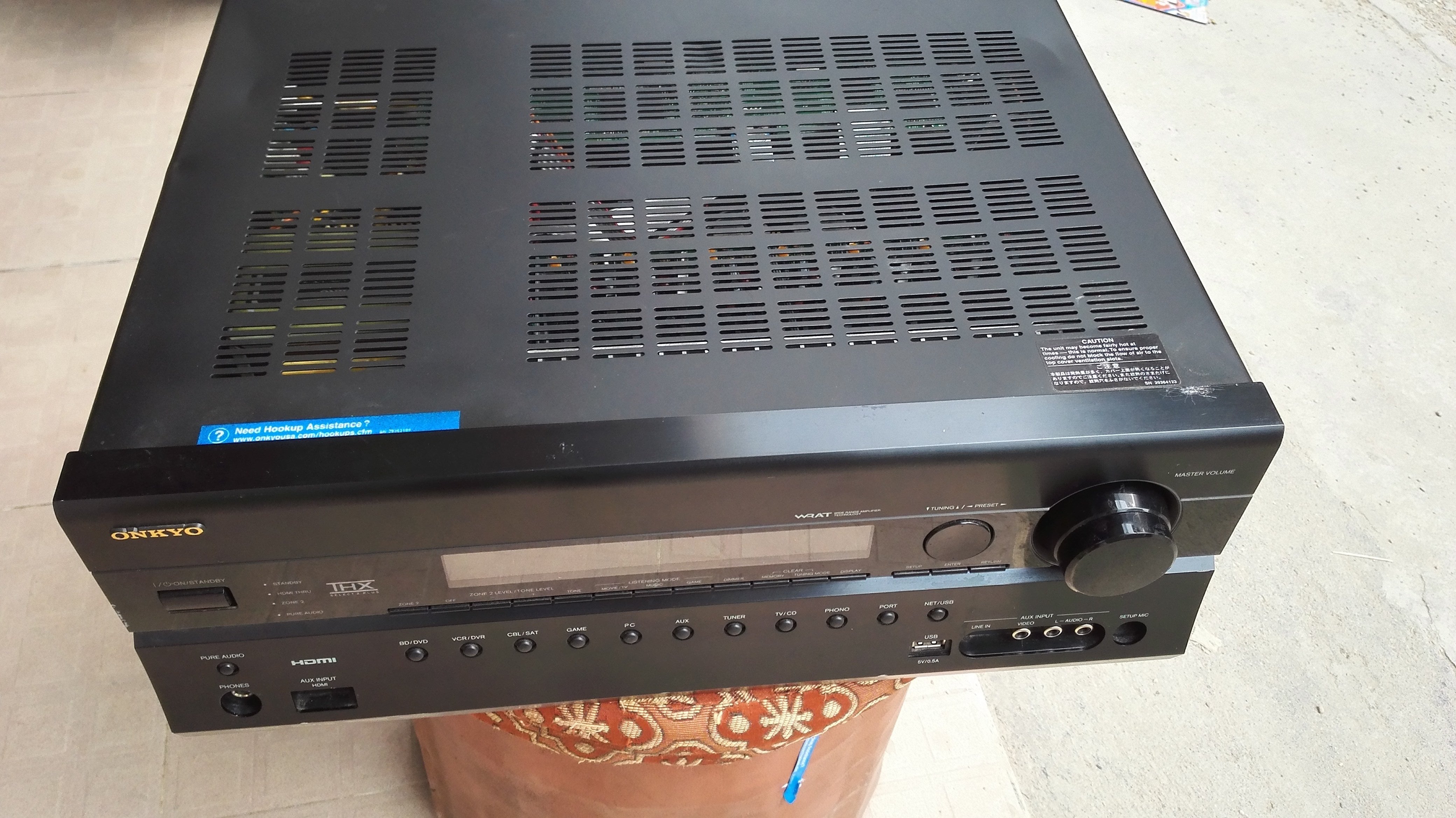 超值！安桥TX-SR608 TX-NR708 次世代HD解码，支持3d 高清AV功放