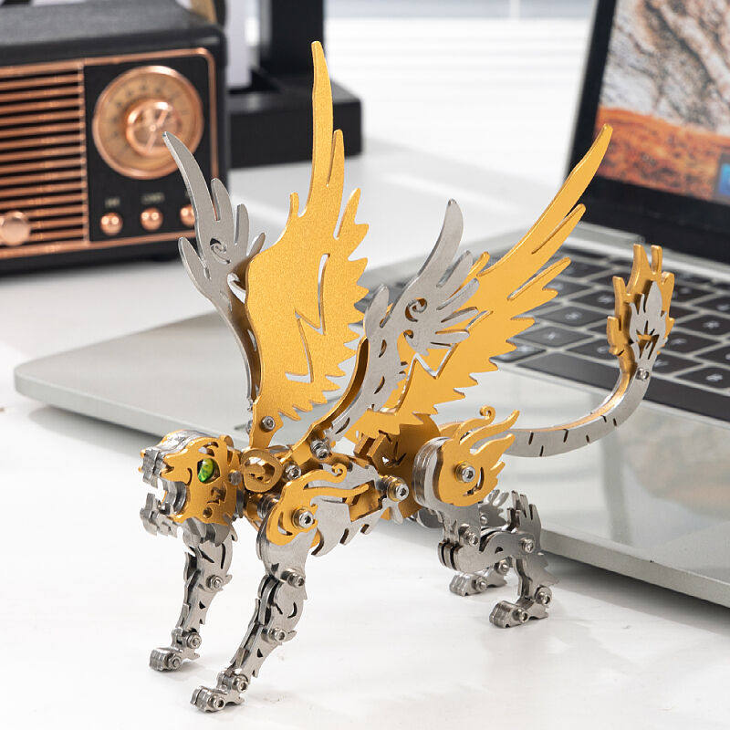魔客3D立体金属拼图蝎子王山海经神兽青龙朱雀白虎玄武DIY拼装模