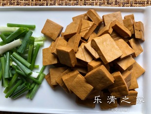 乐清之家 小炒卤五香嫩豆腐干小豆干小方块豆腐350克 小豆腐干