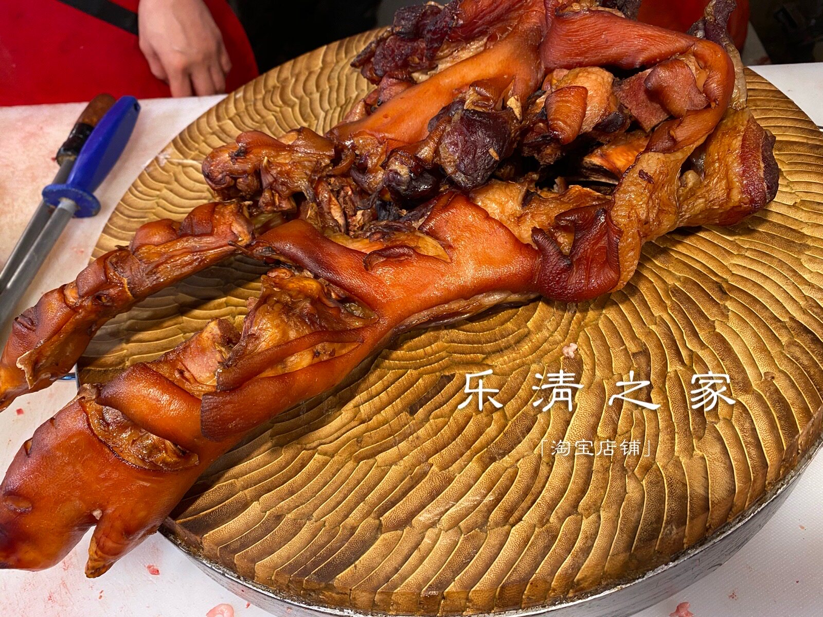 本地柳市鲜肉腊肉腊猪蹄图片
