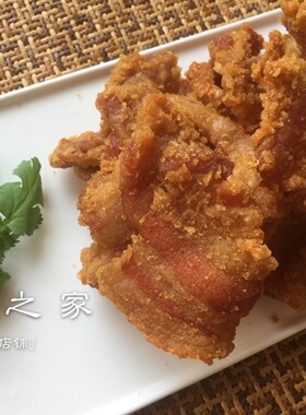 【油炸-猪五花】本地炸三层五花肉油渣 250克半成品食材 乐清之家