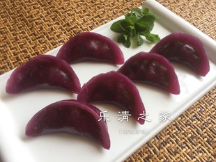 【紫夹】温州乐清番薯夹地团紫薯饺紫薯夹皇夹12个半成品乐清之家