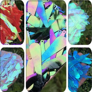 吊棒亮片10*34mm球棒手工流苏花边拉丁舞蹈COS民族服装婚纱珠片