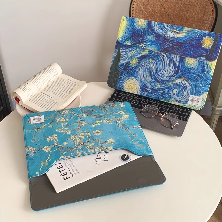 油画系列资料文件袋硬壳文件夹