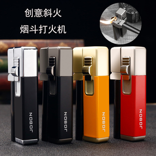 2024品质烟斗打火机一体三用充气斜火明火抽烟丝打火机送礼家用潮