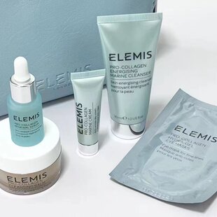 英国赠品Elemis艾丽美套装骨胶原面霜紧致卸妆膏洁面小样