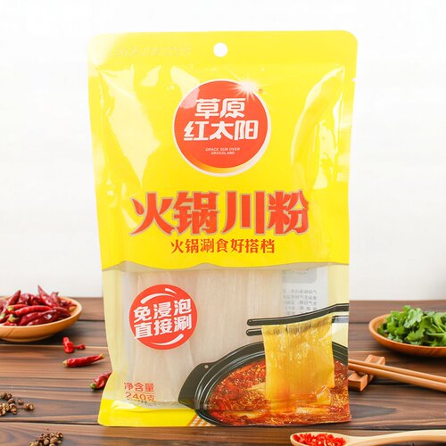 草原红太阳火锅川粉240g袋装