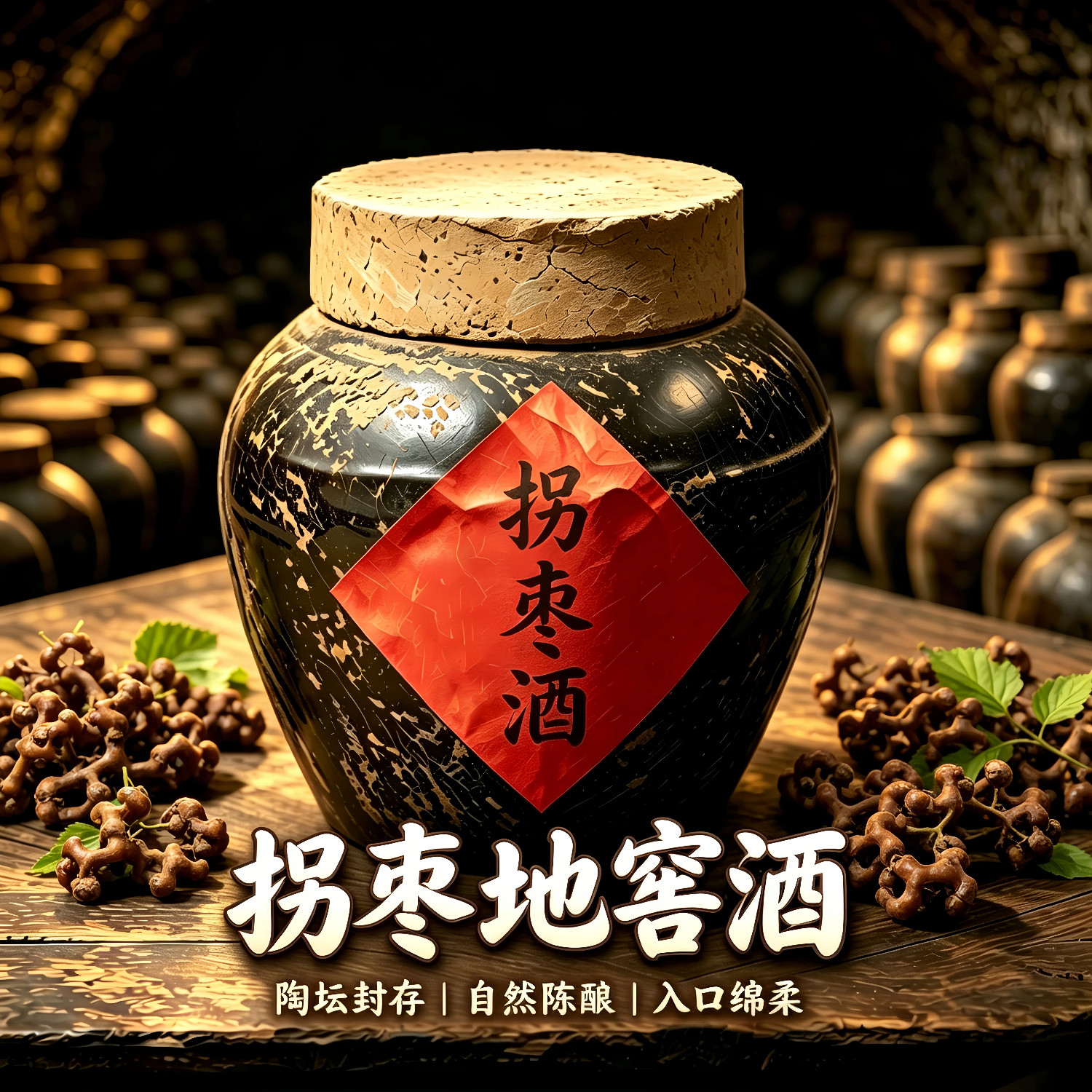 客家地窖酒纯粮40度万寿果浸泡酒