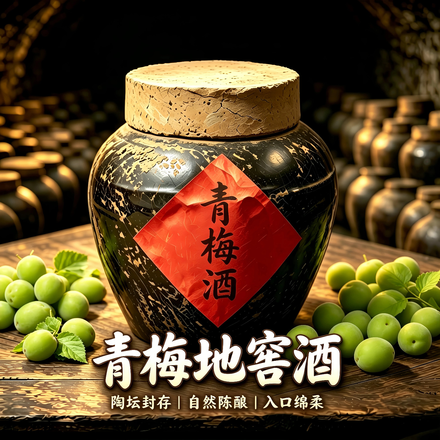 客家地窖酒青梅酒桑葚拐枣山捻子封坛酒10斤40度粮原浆浸泡酒露酒