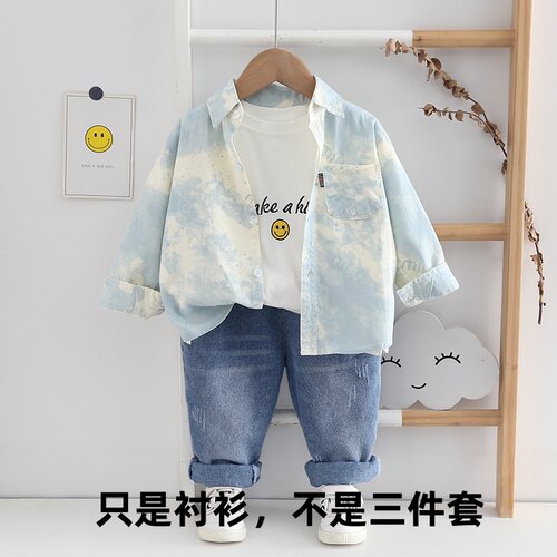 纯棉长袖柔软春夏秋薄款翻领衬衫