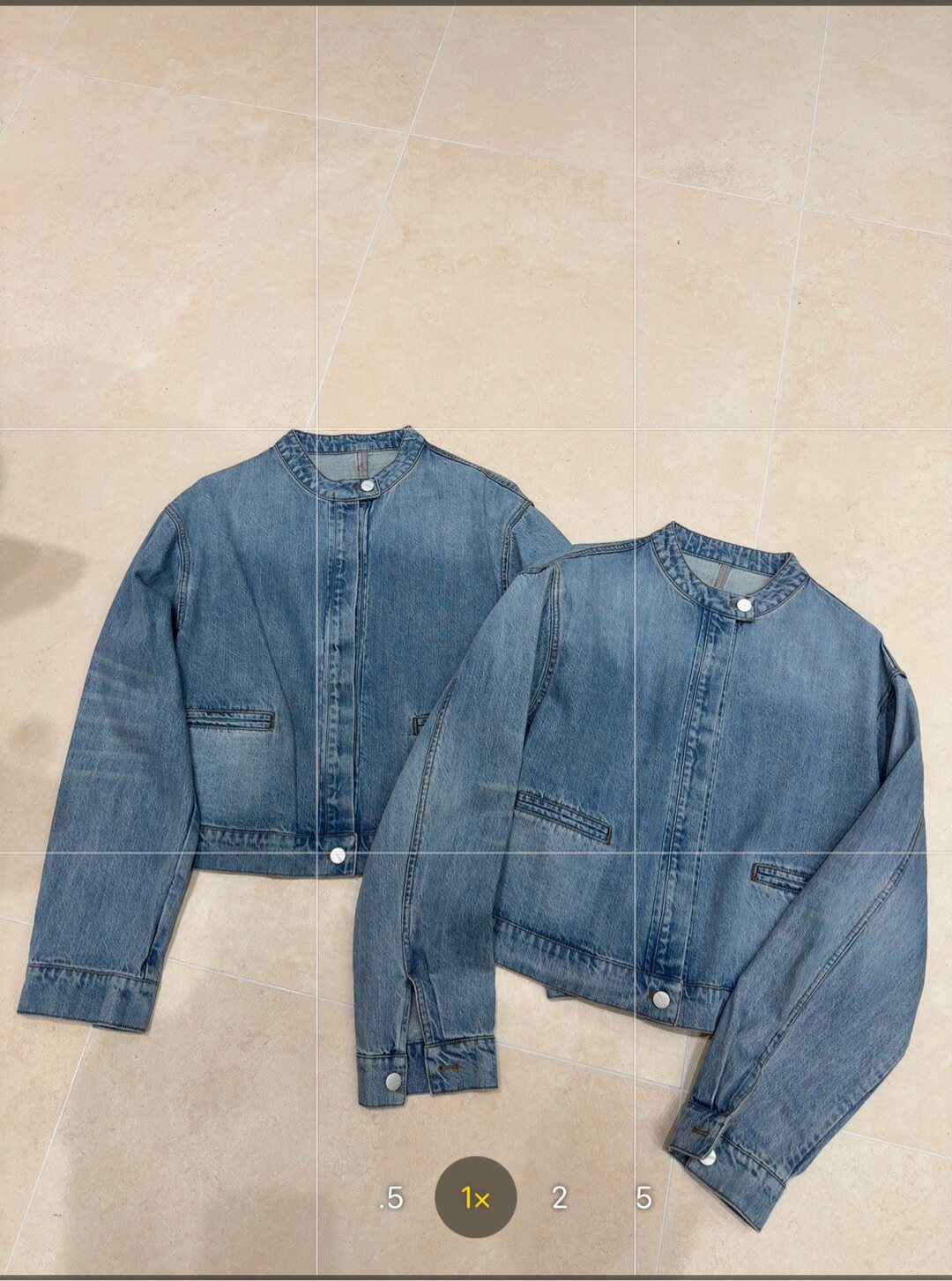 2026春季新款韩版时尚百搭显瘦圆领纯色牛仔外套女显瘦牛仔夹克潮