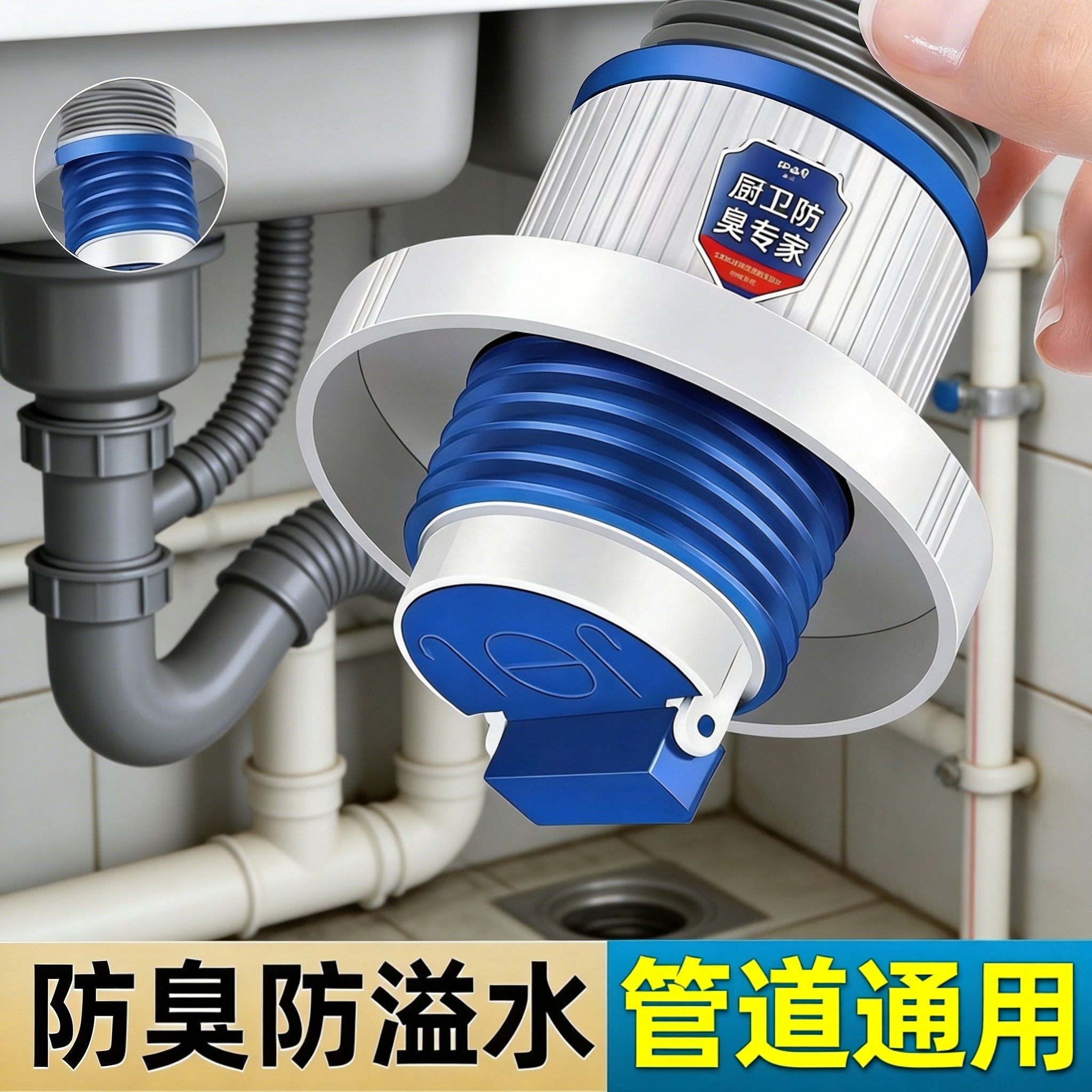 防臭地漏下水道防返臭神器厨房专用洗菜盆止逆阀封口盖排水口通用,家装主材,其它卫浴配件,淘宝优惠券,粉丝福利购,淘宝优惠卷