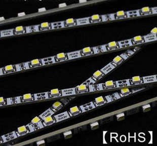 10米价* 墙壁灯条 12V 2835/3528超薄灯箱硬灯条光源 4mm宽窄灯带