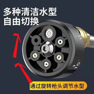 驰臣锂电洗车机多功能免拆装 通用浇菜浇花洗车六合一高压万能喷头