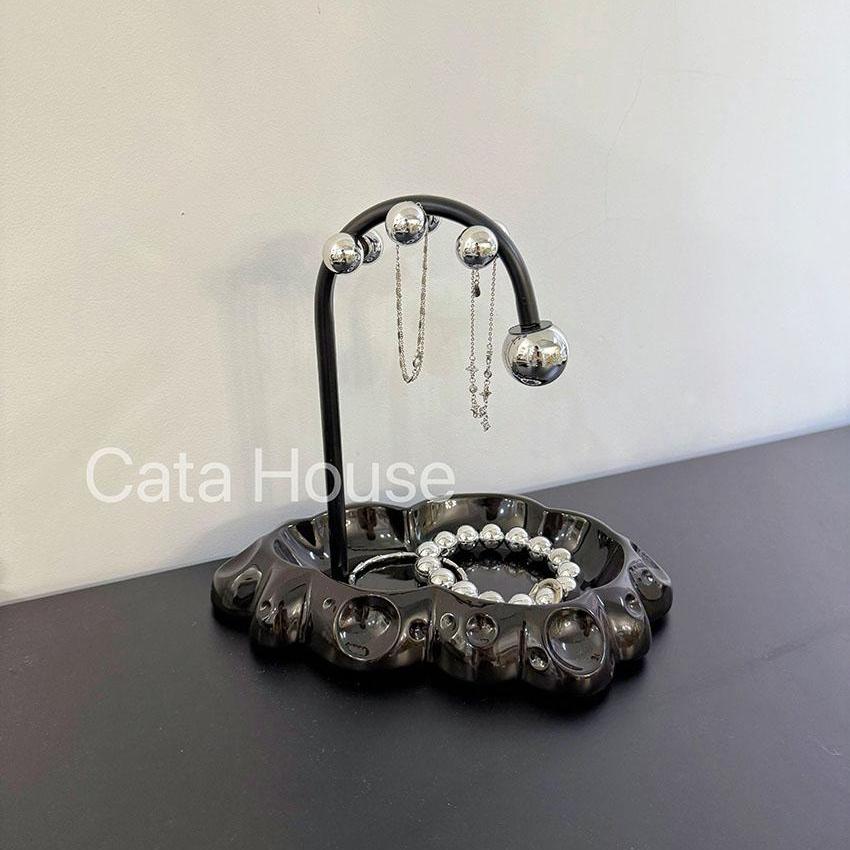 Cata · 收纳置物架高颜值轻奢陶瓷桌面钥匙饰品收纳盒高级感摆件