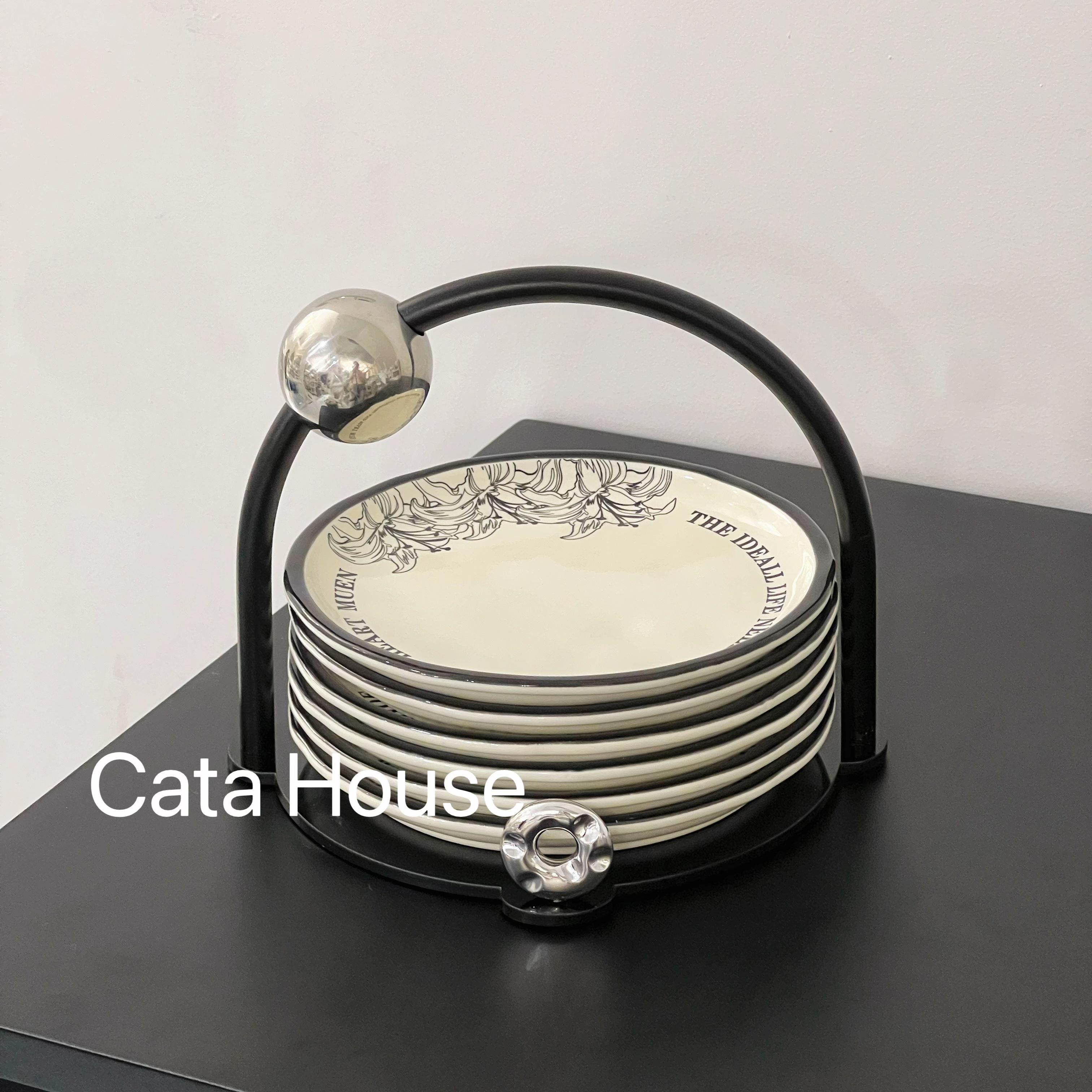 创意轻奢高级感陶瓷果盘