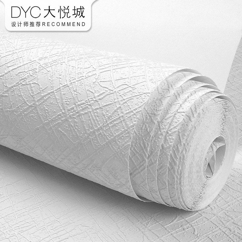 服装店3D白色立体凹凸墙纸