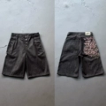 Denim Shorts / Sakura Black [396#】