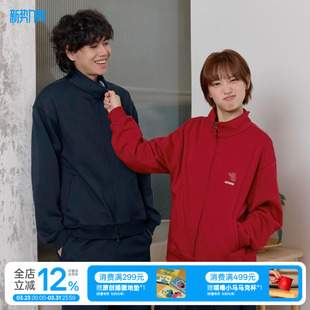 卫衣男女款 薄绒立领拉链开衫 2026ss噗噜小马系列短款 warmtrees