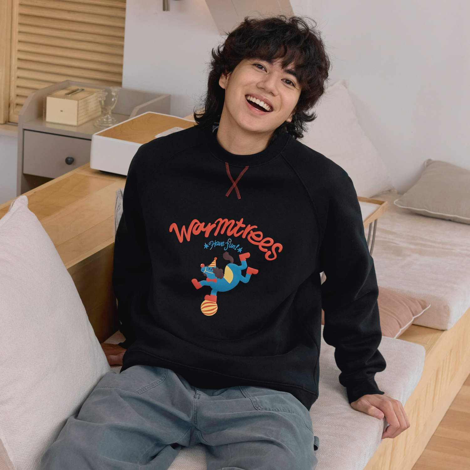 噗噜小马趣味马戏团分割插肩卫衣