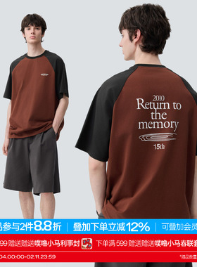 《Return to the memory》15周年限定插肩短袖T恤男女同款2025夏