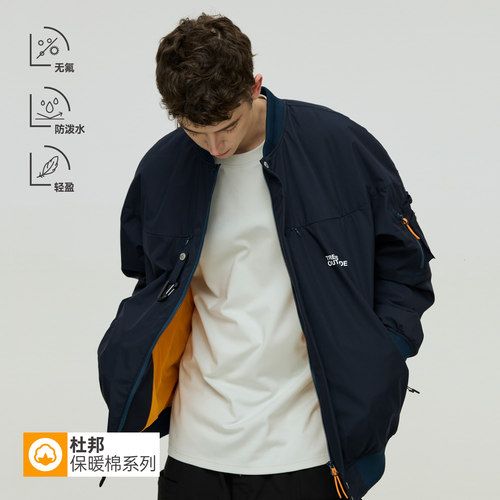 warmtrees飞行夹克棉外套