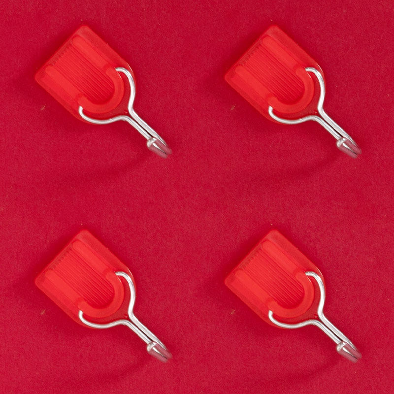 自粘红色喜庆方形挂钩墙壁灯笼中国结挂件门窗卧室无痕钉 粘钩,收纳整理,挂钩/粘钩,淘宝优惠券,粉丝福利购,淘宝优惠卷