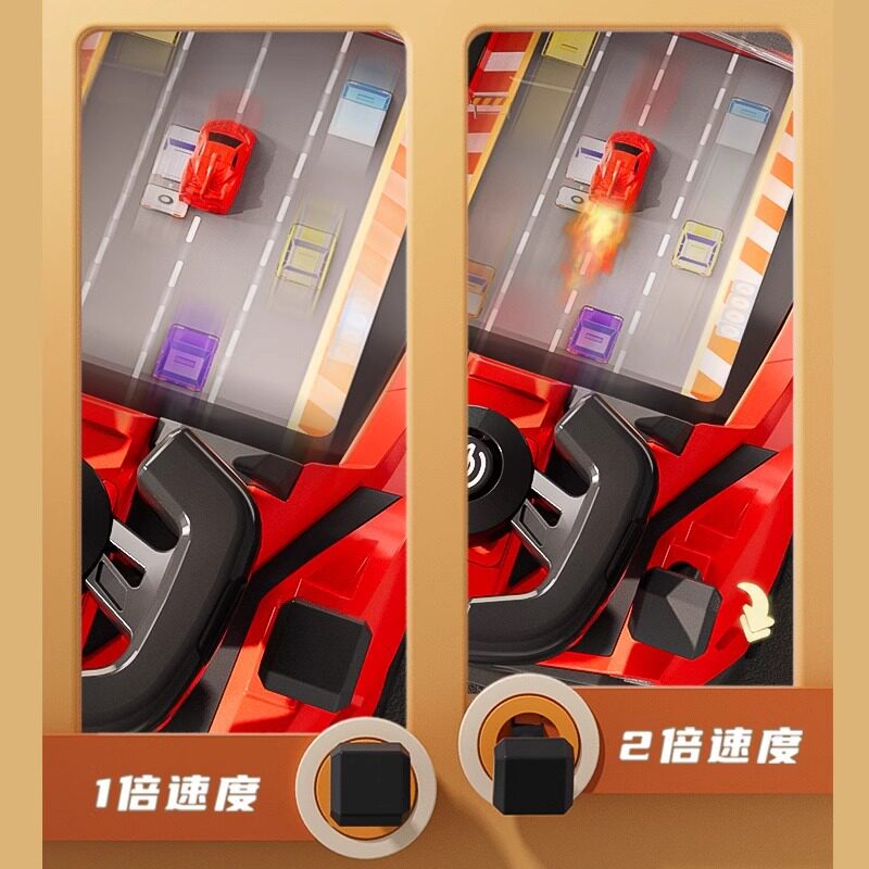 儿童赛车闯关大冒险游戏机玩具3岁6男女孩7模拟开小汽车5益智4三9