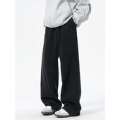 秋季 重磅美式 水洗卫裤 FOFWMODE 男潮流宽松直筒百搭休闲阔腿长裤