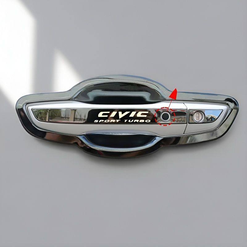 16-21款本田思域门碗贴十代思域拉手装饰保护汽车门把手改装防刮