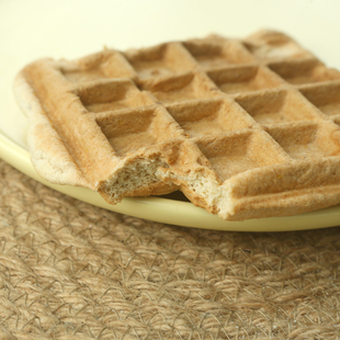 极卡牛奶香芋嚼劲人间口感华夫饼0糖无麸质高纤低gi代餐海街茶点