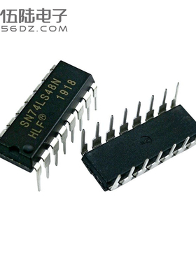 74LS48 直插 DIP-16 译码器驱动芯片 SN74LS48N HD74LS48P 全新