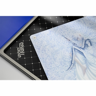 V1V2二次元 Uncle Luck 钢化玻璃鼠标垫女生桌垫办公大号 Panda