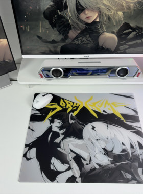 WALLHACK沃哈克TWIN PAD双子鼠标垫钢化玻璃女生电竞游戏FPS专用