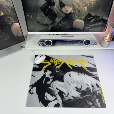 WALLHACK沃哈克TWIN PAD双子鼠标垫钢化玻璃女生电竞游戏FPS专用