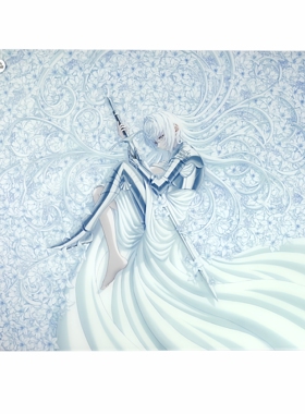 Uncle Panda P-Luck V2玻璃鼠标垫女生FPS专用超大画师合作系列V1