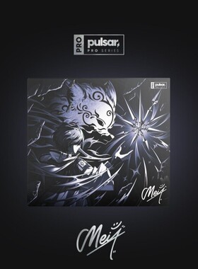 派世Pulsar PRO by MEIY二次元钢化玻璃鼠标垫电竞游戏FPS专用大