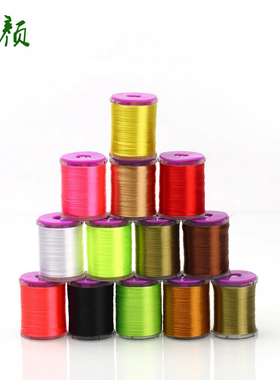 新款 75D绑制线 无结子线绑线 高强度飞蝇钩毛钩绑制线 小溪有鱼