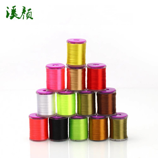 高强度飞蝇钩毛钩绑制线 无结子线绑线 小溪有鱼 75D绑制线 新款