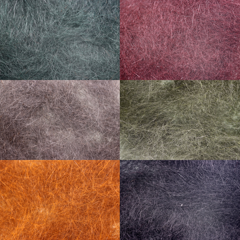 飞钓绑制材料 飞蝇钩绑材 松鼠躯体纤维绑材若虫绑制纤维材料