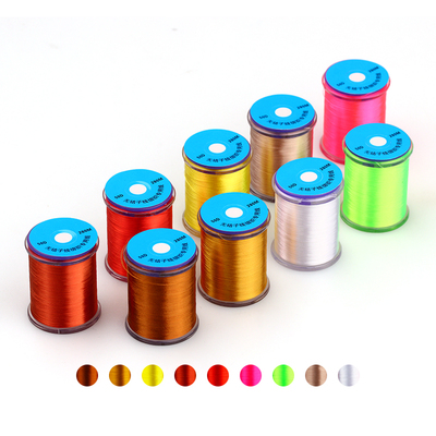 50D无节绑线 台钓无节子线绑线 高亮强拉力绑线 飞蝇钩毛钩绑线