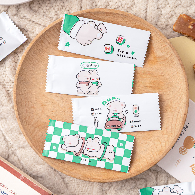 奢华加厚铝膜牛轧太妃糖袋机封袋咖啡糖果包装一次性单独自封袋子