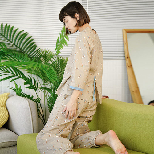 朵朵可可女纯棉家居服套装