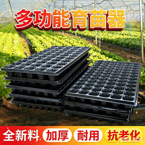 育苗盘穴盘育苗盒塑料营养钵蔬菜育种扦插农用加厚果蔬绿植种植盘