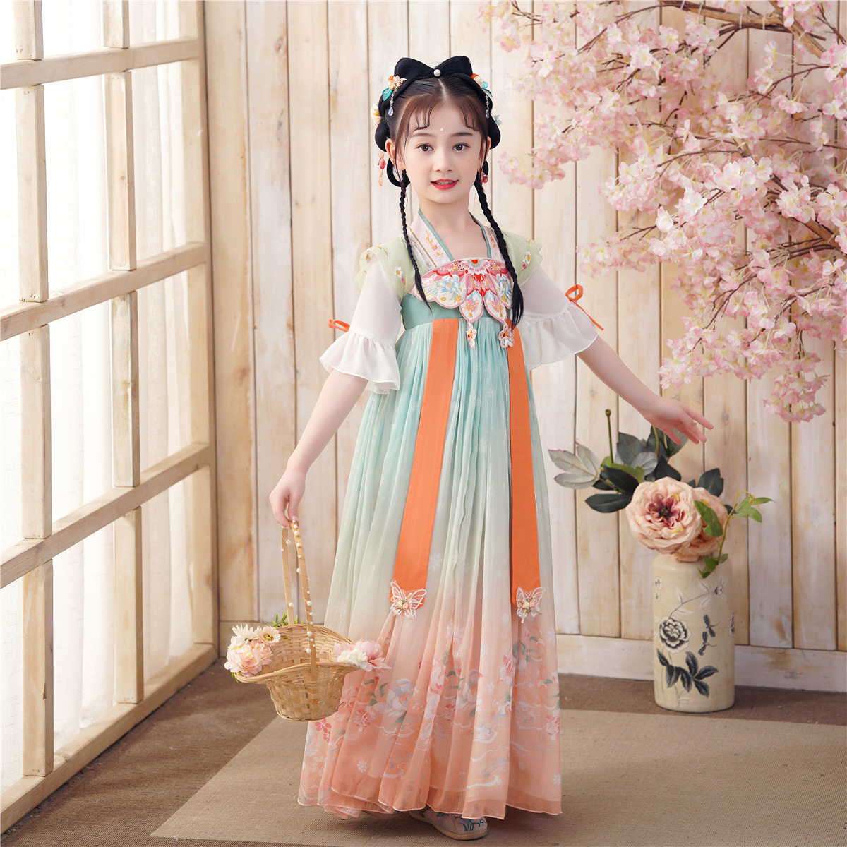连衣裙超仙古装襦裙宝宝小孩夏装裙子仙气古风夏季儿童汉服女