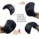 影楼拍摄唐朝制妆造单刀半翻髻垫发基础发包鞋 拔子单头造型假发髻