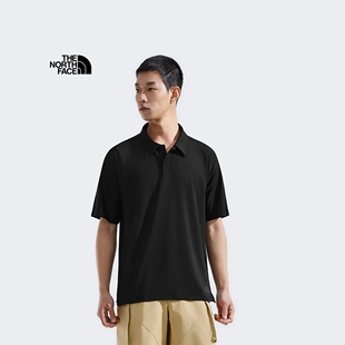 TheNorthFace北面户外男25春夏新款Dune Sky速干衣短袖POLO衫8DFT